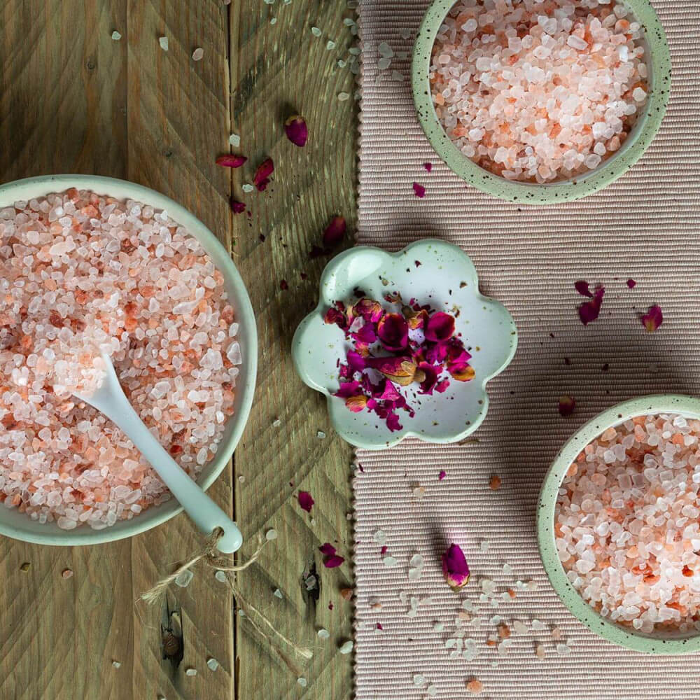 Terre d'épice sel rose de l himalaya